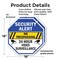 Signmission Security Alert No Trespassing 24 Ho, 18 inch X 18 inch, Plastic Sign, 2PK OC-P-2PACK-18-185 - alternate 6