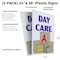 Signmission Day Care, Plastic Signs Only 24 Inch x 36 Inch, Corrugated Plastic, 2PK CSB-2436-2PACK-Day Care - alternate 2