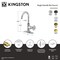 Kingston Brass Single-Handle Bar Faucet with Knurled Handle, Brushed Nickel KSD8508RKX - alternate 4