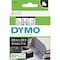 Dymo Adhesive Label Tape Cartridge 3/8" x 23 ft., Black/White 41913 - alternate 1