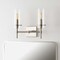 Jonathan Y Cato 13.5" 2-Light Modern Farmhouse Iron/Glass LED Vanity, Nickel/Clear JYL7806B - alternate 6
