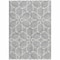 Homeroots 9' X 12' Gray And Ivory Geometric Washable Indoor Outdoor Area Rug 613011 - alternate 6