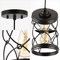 Jonathan Y Marelle 6.5" 1-Light Farmhouse Industrial Iron Filigree Caged Jar LED Pendant, Oil Rubbed Bronz, 3PK JYL7909B-SET3 - alternate 9