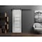 Sartodoors Sturdy Barn Door Grey 42x96 Solid Core Modern Interior QUADRO4088BD-B-OAK-4296 - alternate 1