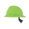 Msa Safety V-Gard Slotted Full Brim Hard Hat, Fas-Trac III Suspension, Type I, Class E, Bright Lime Green 815570 - alternate 3