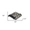 Homeroots 60" X 50" Black and Gray Woven Cotton Geometric Throw Blanket with Fringe 516542 - alternate 5