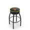 Holland Bar Stool Co 30" Arizona State Cushion Seat, Blk Wrinkle Swivel Bar Stool, Pitchfork L8B130ArizSt-F - alternate 1