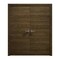 Sartodoors Interior Solid French Double Doors 36 x 80 inches, Ego 5000 Marble Oak, Wood Interior Solid Panel EGO5000DD-DMR-36 - alternate 1