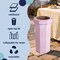 Happimess Fleur 25-Gallon Disposable Corrugated Cardboard Event Trash Can and Recycling Bin, Bridal Pink, 2PK HPM1301D-SET2 - alternate 3