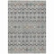 Homeroots 9' X 12' Gray Ivory And Gold Geometric Washable Indoor Outdoor Area Rug 612182 - alternate 4