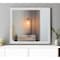 Homeroots 35" White Framed Dresser Mirror 478619 - alternate 4