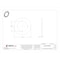 Tritan Roller Thrust Bearing Washer, 3/4 in Bore Dia, 1 1/4 in OD, 1/32 in Thickness, Alloy Steel TRA1220 - alternate 2