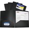 C-Line Products Portfolio 8-1/2 x 11", 2 Pocket, Black, Pk25 33951 - alternate 1