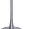 Homeroots 32" Gray Steel Pedestal Base Round Top Dining Table 572231 - alternate 7
