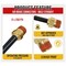 Mytee Products DOT Male Connector Brass Push-Lock Air Brake Fitting 1/2 in Tube OD x 1/2 in NPT (Set of 5pcs) MP-ABF-ST1212 - alternate 2