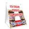 Signmission Ice Cream Cookie Sanwiches Build Your Own, 24 Inch x 18 Inch A-frame Yard Sign SBC-1824-Ice Cream Cookie Sanwiches Build Your Own - alternate 1