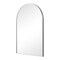 Homeroots 36" Silver Arch Aluminum Framed Bathroom Vanity Mirror 565040 - alternate 5