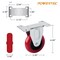 Powertec 3'' Plate Casters, Incl. 4 Dual Locking Swivel, 4 Swivel & 4 Fixed Industrial Castor Wheels, 12PK 17215N - alternate 5