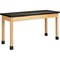 Diversified Spaces Rectangle 60" W, 26" L, 30" H, Epoxy Resin, black P7606K30N - alternate 1