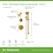 Symmons Dia HydroMersion Double Handle Shower Trim Kit with Hand Spray (Valve Not Included) 3595BBBZ15TRM - alternate 2