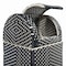 Happimess Darla 31.39-Gallon All-Weather Wicker/Metal Swing Top Hideaway Outdoor Trash Can, Dark Navy/White HPM1202E - alternate 7
