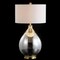 Jonathan Y Sasha 30.75" Glass/Metal LED Table Lamp, Mercury Silver JYL1066A - alternate 5