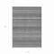 Homeroots 8' X 10' Gray And Silver Striped Washable Indoor Outdoor Area Rug 610597 - alternate 6
