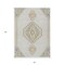 Homeroots 3' X 5' Ivory Gray And Brown Oriental Washable Indoor Outdoor Area Rug 598418 - alternate 8