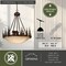 Vaxcel Bozeman 4-Light 24 in. Wide Burnished Bronze Rustic Bear Bowl Pendant Light Amber Glass PD55724BBZ - alternate 6
