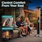 Serenelife Infrared Patio Heater, 1500W Electric with Remote Control, IP24 Approved, Anodized Aluminum Alloy SLOHT44 - alternate 4
