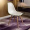 Leisuremod Dover Plastic Dining Chair with Beech Wood Eiffel Legs, 2PK EP19WG2 - alternate 4