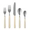 Mepra Fantasia Pewter Flatware Set - 20 Pieces - Sesame 10D622020P - alternate 1