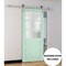 Sartodoors Sturdy Barn Door Frosted Glass 24x96 Solid Core Modern Interior VEREGIO7339BD-S-OLI-2496 - alternate 1
