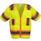 Pip ANSI Type R Class 3 Two-Tone Ten Pocket Surveyors Tech Vest 303-0700-LY/M - alternate 1