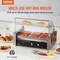 Vevor Electric 30 Hot Dog 11 Roller Grill Cooker Machine Backsplash Shelf 1650W SC-11XD - alternate 5