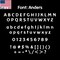 Aacc Self-Adhesive Vinyl Letter: H, Scale: 15 cm. Color: White Font: Anders by, 8PK AACC-Anders-UH-White-M15x8 - alternate 3