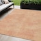 Homeroots 5' X 8' Peach Washable Indoor Outdoor Area Rug 598837 - alternate 1