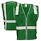 Dome75 Hi-Vis Safety Vest LG/XL Class Non-ANSI/Enhanced Visibility , Zipper 2 Pockets, 1 Mic Tab DV1281 - alternate 5