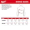 Milwaukee Hand Trucks FreeFlex L Long Sleeve Unisex Hooded Hoodie Red 352R-L - alternate 3