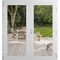 Vdomdoors Front Exterior Prehung Metal-Plastic Double Doors Clear Glass / MANUX 8666 White Silk / Office Comm MANUX8666DEXD-WS-W72xH80-LH-I - alternate 1