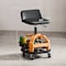 Wrightmaster 36.4 in. Adjustable Shop Stool with 2-Tier Storage Rack, 360 Deg Full Rotation, Two Casters w/Brake ZOR-P412514 - alternate 6