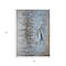 Homeroots 5' X 8' Blue And Beige Nautical Washable Indoor Outdoor Area Rug 630418 - alternate 5