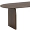 Homeroots 79" Brown Solid Wood Double Pedestal Base Oval Dining Table 712216 - alternate 3