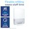 Tork Paper Towel Dispenser, Plastic, White 552530 - alternate 6