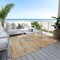 Homeroots 3' X 5' Copper And Terra Cotta Abstract Washable Indoor Outdoor Area Rug 605578 - alternate 5
