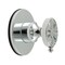 Kingston Brass Single-Handle Three-Way Diverter Valve with Round Trim Kit, Polished Chrome KS3031RX - alternate 1