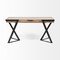 Homeroots 60" Brown and Black Writing Desk 380231 - alternate 1