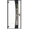 Vdomdoors Aluminum Door Cynex 6116 Black Entry Steel Metal Modern Painted W36xH80 Right Inswing CYNEX6116EXD-OAK-W36xH80-RH-I - alternate 3
