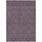 Homeroots 5' X 8' Purple Beige And Taupe Floral Washable Indoor Outdoor Area Rug 582303 - alternate 4