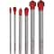 Do It Best Glass and Tile Drill Bit Set, Carbide Tip, 6-Piece QJDIB-PTASET-030 - alternate 2